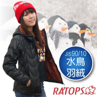 瑞多仕 女20丹超輕羽絨衣.羽絨外套.保暖外套.雪衣_黑色/酒粕色