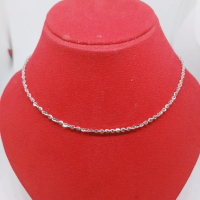Kalung anak polos perak/silver925 kalung nory donat/rante