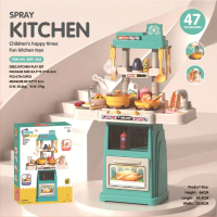 [TM888] Mainan Kitchen Set Spray Mist / Mainan Simulasi Masak-Masak Dengan Wastafel Air / Kitchen Pl