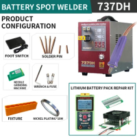 737DH Lithium Battery Assembly Welding Machine 18650 Battery Spot Welding Machine Automatic Induction Spot Welding Lithium