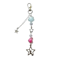 Fast Reach Star Pendant Keychain Jelly Heart Phone Chains Accessory Decoration
