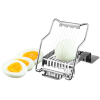 《Pulsiva》不鏽鋼水煮蛋切片器 | 雞蛋切片器