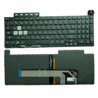 XIN-Russian-US RGB Backlight Laptop Keyboard For Asus TUF Gaming F15 FX506 FA506 FA506 Q FX506L FA506U FX706 FA706