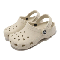 【Crocs】涼拖鞋 Classic Clog K 童鞋 中童 骨白色 經典 洞洞鞋 卡駱馳(2069912Y2)