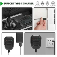 RADTEL Speaker Microphone Walkie Talkie PTT Wireless Bluetooth - T5, Koneksi Bluetooth untuk Mobilit