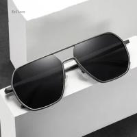 Photochromic Sunglasses Men Polarized Sun Glasses Anti-glare Driving Goggles Double Bridge Color Changing Eyewear Gafas UV400
