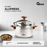 Oxone Ox2004 Peralatan Masak Aluminium Pressure Cooker 4L Pasti Ori