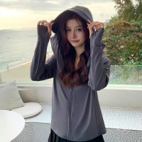 [COD] Sun Protection Jacket Summer Thin Ice Silk Breathable UV Protection Outdoor Fishing Sun Protec