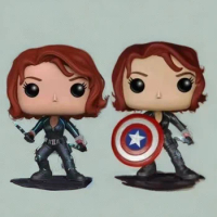 Marvels Avengers Black Widow Vinyl Dolls Figure Model Toys