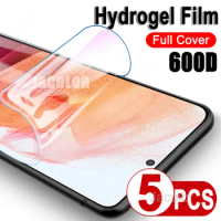 5pcs Hydrogel Film For Samsung Galaxy S22 S20 S21 Ultra Plus FE 5G 4G S 22 21 20 Utra 21FE 5 4 G Not Glass 600D Screen Protector
