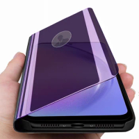 Smart Mirror Magnetic Flip Leather Phone Cover for Samsung Galaxy A54 5G A 54 54A Sumsung Case Book Stand Shell Coques 6.6inches