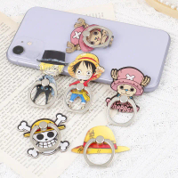 Nhẫn Đeo Ngón Tay, Thiết Kế One Piece Luffy Và Chopper, Chất Liệu Acrylic, Giá Đỡ Điện Thoại Di Động