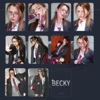 Becky Same Photo Small Card High-Definition Set Of Ten Sheets Double-Sided Lamination Freenbecky 400g Thickened And Hardened