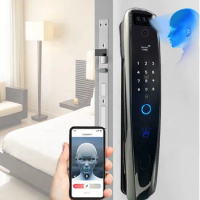 ttlock smart door lock digital door lock with face recognition wifi fingerprint locks for front home