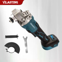 125mm Brushless Angle Grinder Electric Cutting Handheld Rechargeable Cordless PowerTool No Battery Compatible 18V Makita Battery
