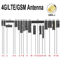 2pcs GSM 2G 3G LTE 4G NB-Iot Antenna internal FPC High gain With SMA male SMA-J 12cm 700-2700Mhz For 4G Router WiFi module