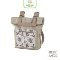 Dipaer Bag - Bebe Amico Diaper Backpack Terra Roll Top 2Way Sand Viary