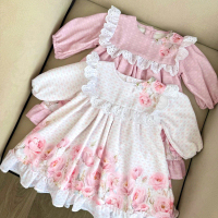 RAYA SERIES - ROSEMARY BLUSH DRESS Anak Perempuan-G