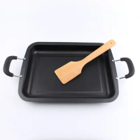 Cookware wok Fish Pan meat seafood Barbecue BBQ Rectangular Iron Plate Pan Commercially pans cooking pot hotpot grill tray