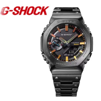 New G-SHOCK GM-B2100BD Series Metal Case Fashion Waterproof Watch Men Gift Solar Multi-Function Stopwatch Steel Formal Men Watch