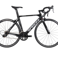 42020 New SARONI 700C 56cm AERO Carbon Bike Frame Fork Wheel Road Bicycle 700C Clincher V brake