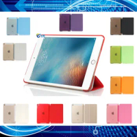 Case for iPad Mini 3 2 1 Case PU Leather Silicone Soft Back Cover with Trifold Stand Auto Sleep Smart Cover for iPad Mini2 Funda
