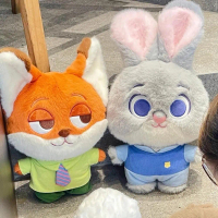 30CM Zootopia Soft Plush Judy Doll Fox Nick Doll Plush Plushie Lightning Rabbit Nick Gifts F5A8