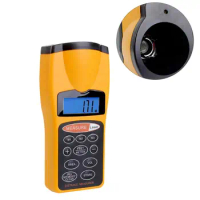 CP-3007 Multifunctional LCD Ultrasonic Distance Meter Measure Range Finder With Laser Pointer House Use Digital Rangefinder