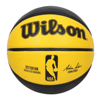 WILSON NBA城市系列-勇士-橡膠籃球 7號籃球(訓練 室外 室內「WZ4024210XB7」≡排汗專家≡
