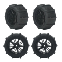 Snow Sand Tire Wheel Tyre Wheel Tyre For Wltoys 144001 124019 12428 104001 Haiboxing 16889 SG1601 MJX H16 RC Car Upgrade Parts