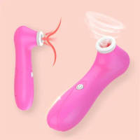 Clit Sucker Vibrator Nipple Sucking Clitoris Stimulator Tongue Vibrators Blowjob Adult Toys Sex Toys For Women Masturbator