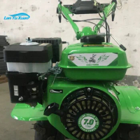 Professional Gasoline 4-Stroke Customized Mini Power Tiller And Cultivator Rotary Petrol 7 170F
