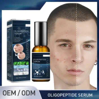 Men Anti-Acne Face Serum Hyaluronic Acid Moisturizing Fade Acne Scar Shrink Pores Oil Control Whitening Repair Skin Care Cosmeti