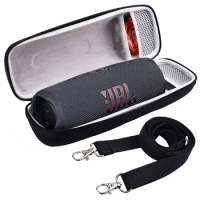 ZOPRORE Hard Travel Storage for JBL Charge 5 Charge5 Waterproof Portable Bluetooth Speaker. Fits USB Cable and Charger Adapter