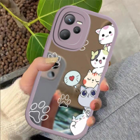 For Realme Narzo 50 30A 20 Pro Case Lovely Cat Pattern Silicone Soft Phone Cases For OPPO Realme GT Neo 2 X XT Mirror Coque