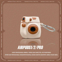 3D Cartoon Camera Earphone Case For AirPods 1 2 3 Pro2 Cute Minicamera iPhone Headset Cover For Air Pods Pro Silicone Shell