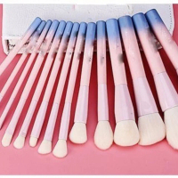 Cọ Trang Điểm, 14 Gradient Cao Cấp, Len Giả, Lông Bàn Chải Mềm, Không Rụng, Màu Không Đặc Biệt, Gói 