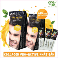 [Free Ship & Quà tặng làm đẹp] Bột hòa tan uống liền Collagen Pro-Active Nhật Bản đẹp da mờ thâm sạm