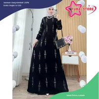 [P R O M O] M L XL XXL Gamis Twill Rayon Pekalongan FULL KANCING Warna Soft Gamis Wanita Kekinian Ga