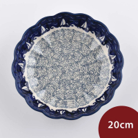【波蘭陶】Manufaktura 波浪深盤 陶瓷盤 菜盤 水果盤 沙拉盤 20cm 波蘭手工製(乘風悠遊系列)