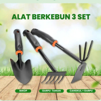 Garden Tool 3in1 / Alat Berkebun Bercocok Tanam Skop Sekop Taman Mini Set Murah | Alat Berkebun Mini
