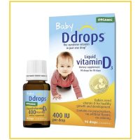 BABY DDROPS 嬰兒維生素D3滴劑藍色 BABY 400 IU VITAMIN D 90 DROPS 2.5ML