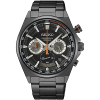 【SEIKO 精工】CS 賽車三眼計時手錶-41mm 情人節 禮物(8T63-00T0SD/SSB399P1)