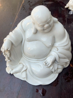 佛像神像老白瓷手殘低價格出厚重釉好重2.8斤