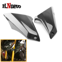 MT09 Motorcycle Carbon Fiber Fairing Air Intake Cover Gas Tank Side Protection Panel For Yamaha MT09 MT-09 mt 09 2017 2018 2019