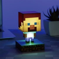 *【Paladone UK】Minecraft麥塊 ICON系列 造型小夜燈-苦力怕/史蒂夫