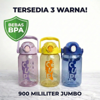 WOBEN Botol Minum 900ml Jumbo BPA Free - Botol Air Besar & Tahan Banting