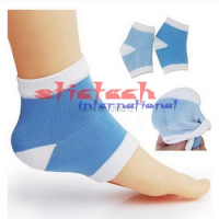 by dhl or ems 500 pairs Pretty Comfort Soft Gel Moisturizing Socks Gel Heel Socks Anti-cracked Foot Skin Care