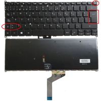 Spanish Backlit Keyboard For Acer Swift 5 SF514-51 SF514-52 SF514-54 SF315-51 SF314-42 N19C4 N19H4 SF314-57G-52XG with Power Key