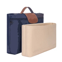 Felt Insert Bag Organizer for Longchamp computer briefcase Handbag inner bag lightweight separation brace makeup bag
